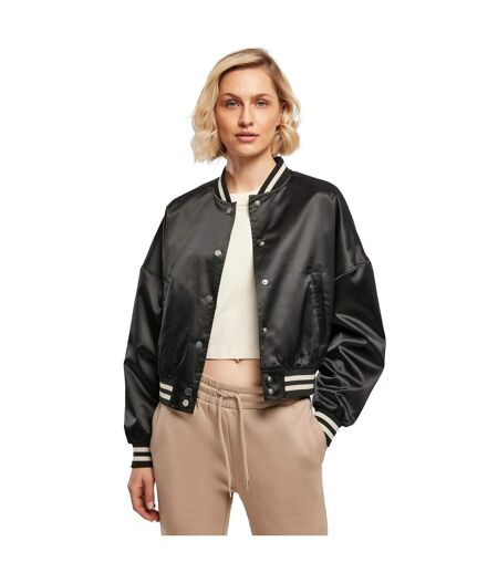 Blouson D'université Femme Noir Urban Classics