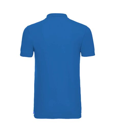 Russell Mens Stretch Short Sleeve Polo Shirt (Azure Blue) - UTBC3257