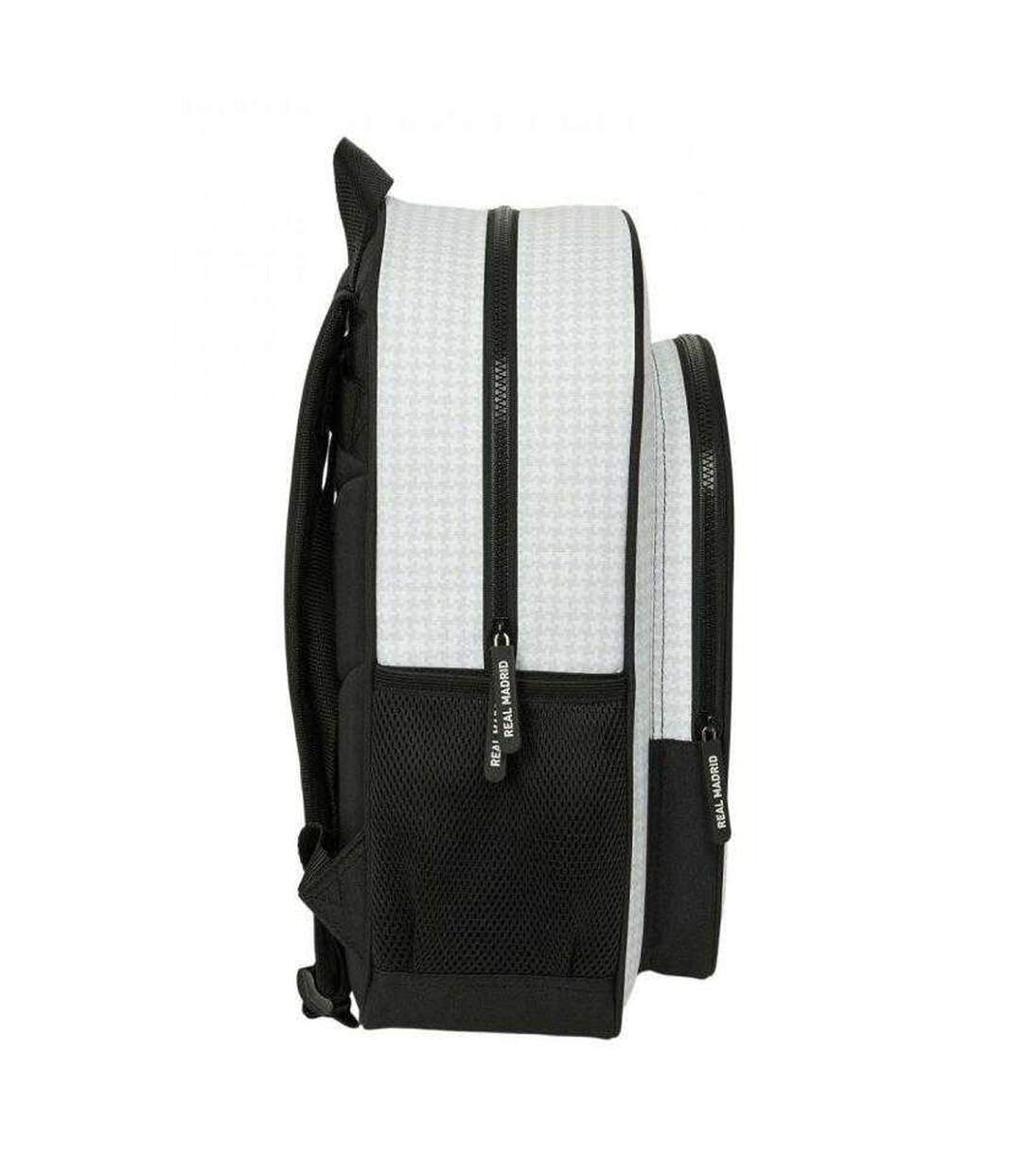 Childrens/kids Crest Backpack One Size White Real Madrid CF-3