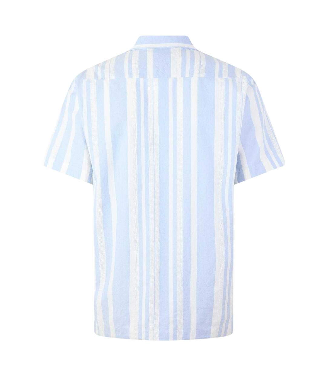 Mens Striped Shirt Breezy Blue Tommy Hilfiger-2