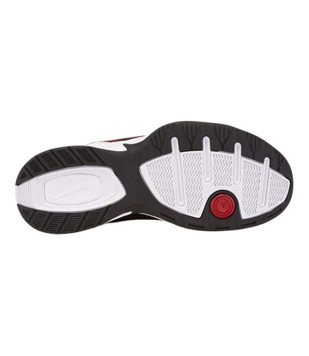 Mens Air Monarch Iv Swoosh Leather Training Shoes White Black Nike