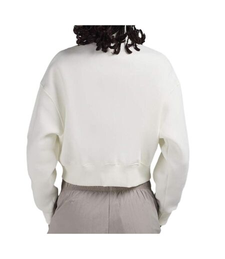 Sweat zippé blanc femme nike nsw style