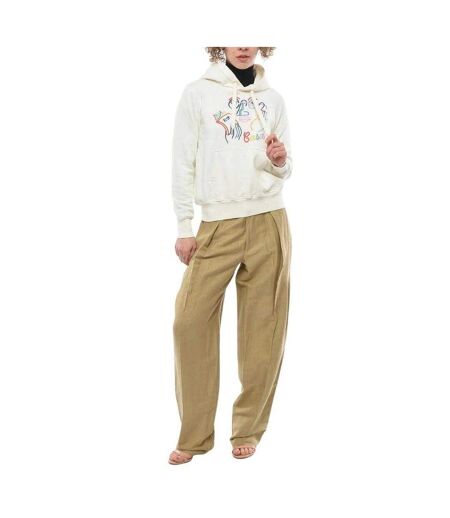 Sweat À Capuche Fujita San Femme Blanc Cassé Casablanca