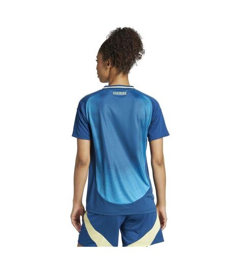 Maillot Extérieur Motif/style Fédération Suédoise De Football Femme Bleu De Suède Adidas