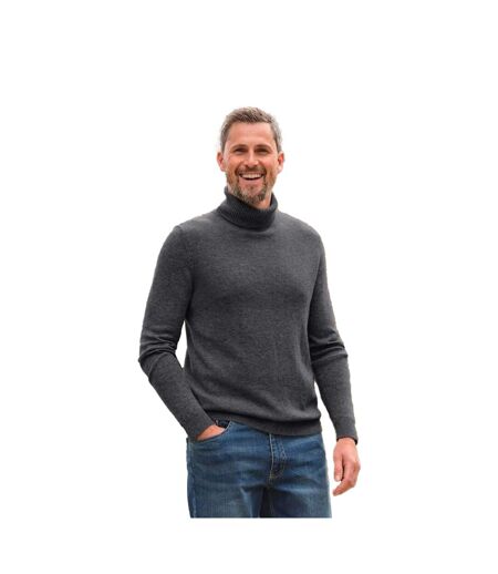 Chandail À Col Polo Pour Hommes Charbon WoolOvers