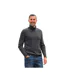 Chandail À Col Polo Pour Hommes Charbon WoolOvers-1