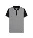 Polo Ss24 Homme Noir Blanc Lambretta-2