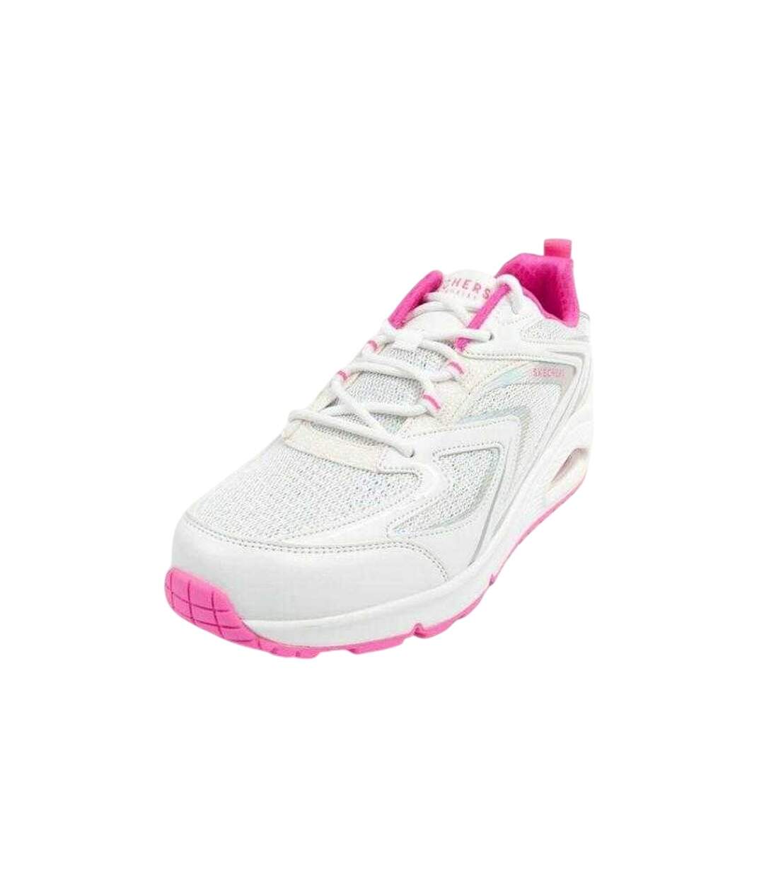 Baskets Uno So Wavy Femme Blanc Skechers-1