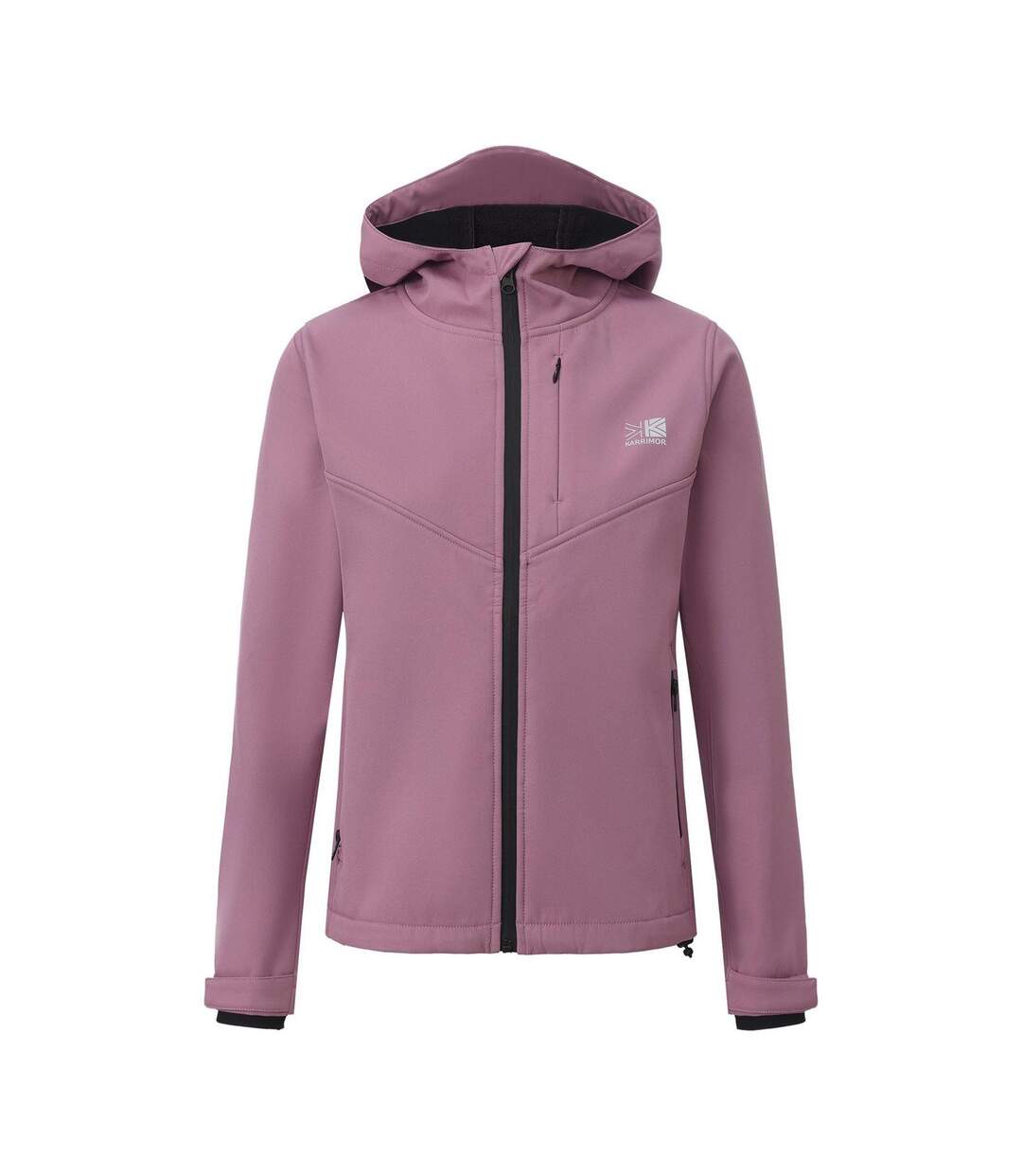 Womens/ladies Plain Soft Shell Jacket Dusty Rose Karrimor-1
