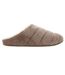 Womens/ladies chrissie corduroy fleece lined slippers mink FitFlop-3