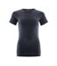 Womens/ladies Crossover T-shirt Dark Navy Mascot-1