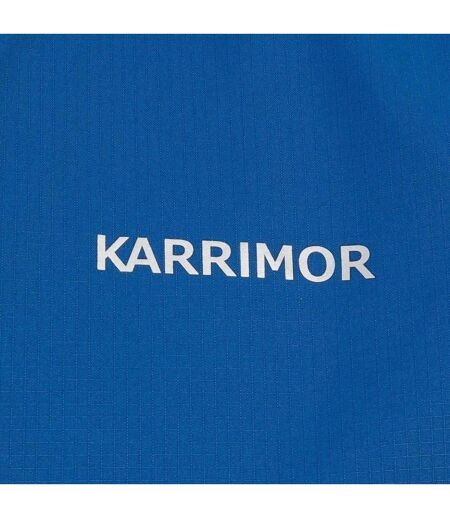 Mens Colour Block Waterproof Half Zip Padded Jacket Blue Royal Blue Karrimor