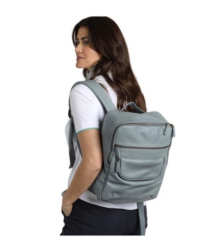 Apperly faux leather backpack one size mineral blue Weird Fish