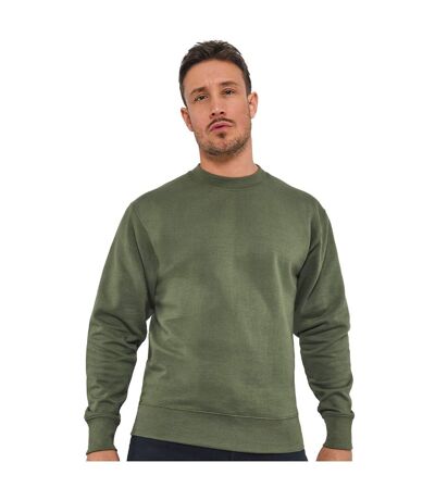 Mens Sweatshirt Military Green Casual Classics