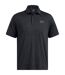Mens Performance Plain Polo Shirt Black Under Armour-2