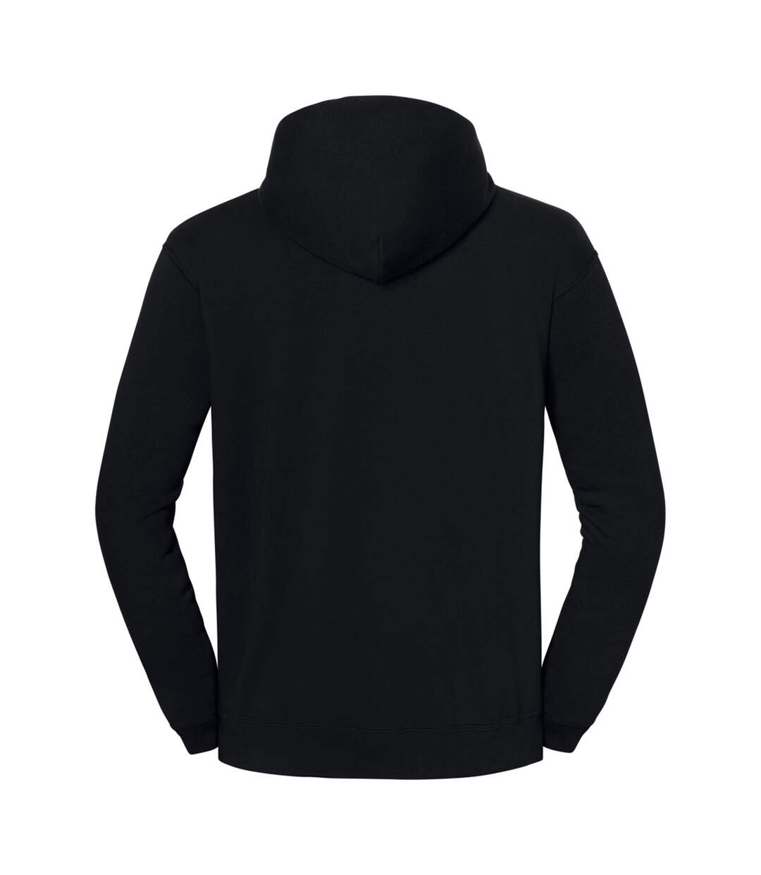 Mens Iconic Premium Full Zip Hoodie Black Fruit Of The Loom-2