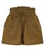 Short Motif/style Paper Bag Wippie Femme Vert Kaki Threadbare-1