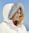 Halflange winterjas met capuchon Atlas For Men