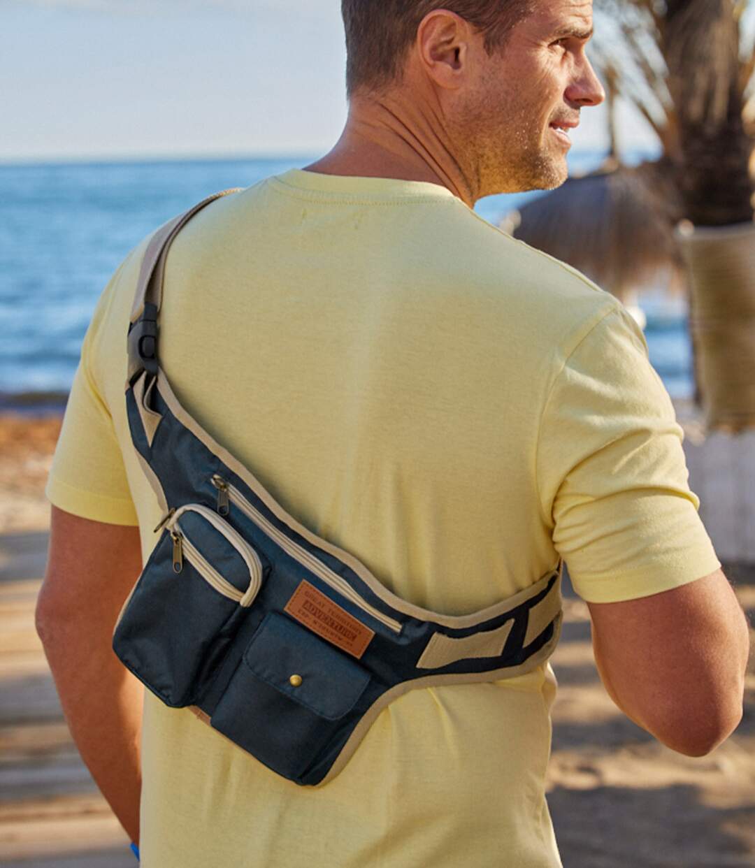 Men's Navy Bum Bag  Atlas For Men