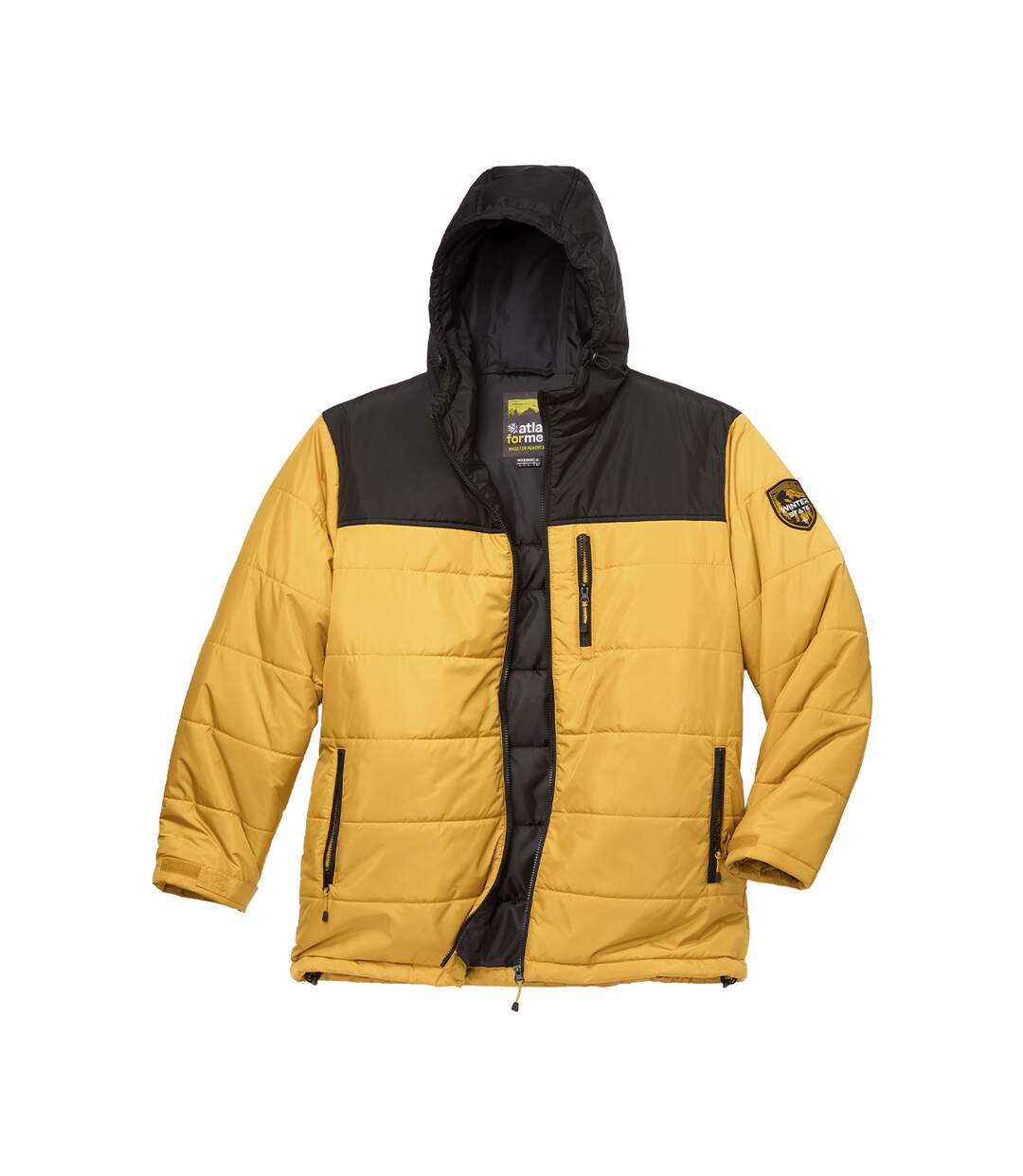 Men's Yellow Padded Jacket-4