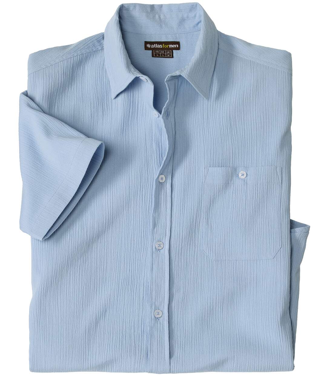 La Chemise Crépon Manches Courtes-1