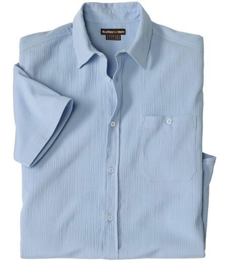 La Chemise Crépon Manches Courtes