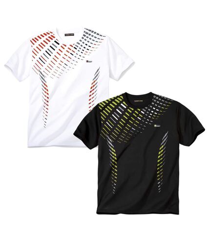 Set van 2 sport T-shirts met grafische print
