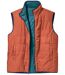 Men's Reversible Padded Gilet - Blue Orange-6