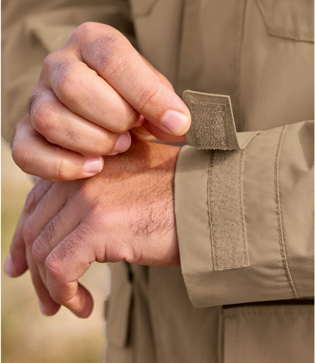 Mikropolár bélésű sokzsebes parka-5