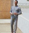 Kényelmes, csíkos pizsama Atlas For Men