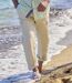 Le Pantalon Cargo Top Déténte Beige-3