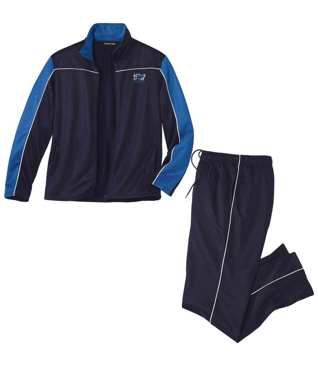 Men's Navy Sporty Tracksuit - Elasticated Waist