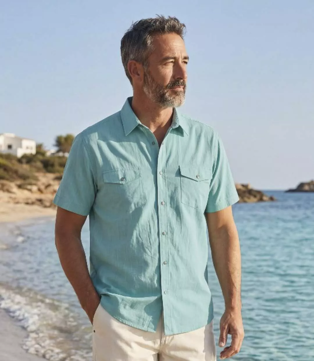 La Chemise Manches Courtes Coton/Lin-2