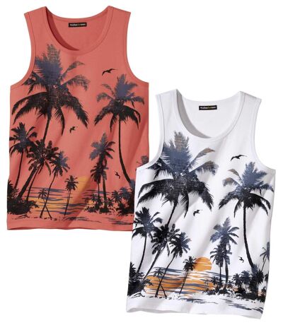 Tank top tank top t-shirt tea muscle shirt armpit print men's mix BOLF motif