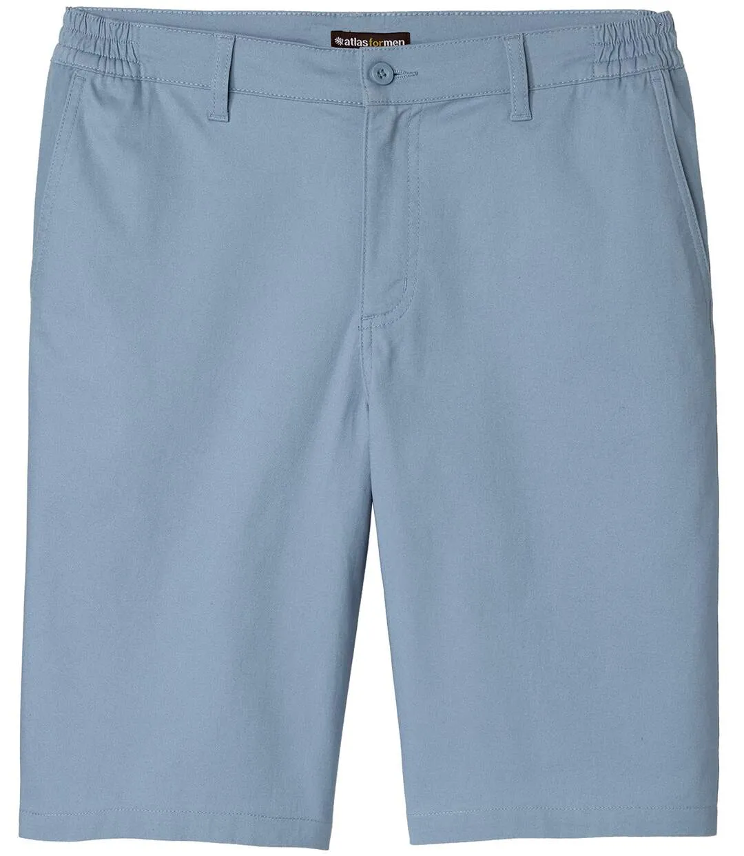 Men's Blue Twill Shorts-1