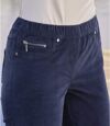 Treggings aus Stretch-Velours Atlas For Men