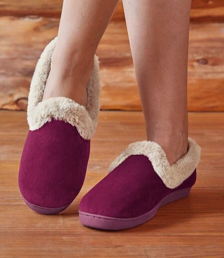 Les Chaussons en Velours et Fausse Fourrure