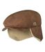 Men's Brown Faux-Suede Hat-1