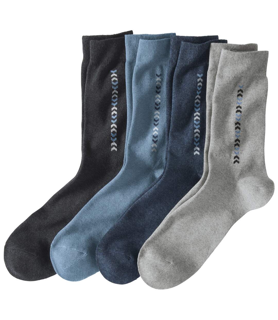 Lot de 4 Paires de Chaussettes Ville