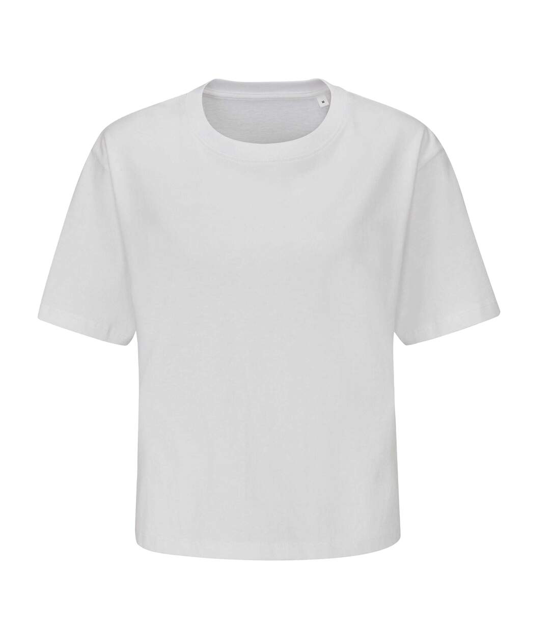 T-shirt Court Femme Blanc Mantis-2