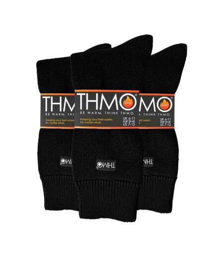 3 Pairs Mens Thermal Indoor Slipper Socks with Grips