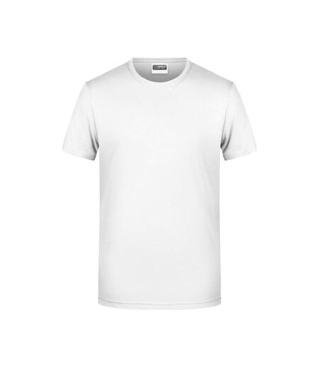 T-shirt Basic Homme Blanc James And Nicholson