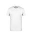 T-shirt Basic Homme Blanc James And Nicholson-1