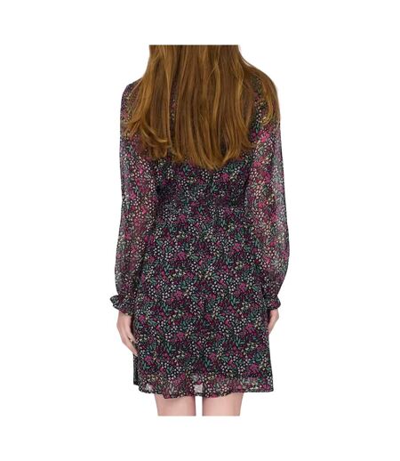 Robe Noire à Fleurs Femme JDY Lilli