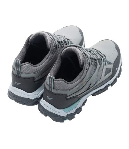 Womens/ladies Holcombe Iii Low Walking Shoes Dark Steel Ivy Moss Regatta