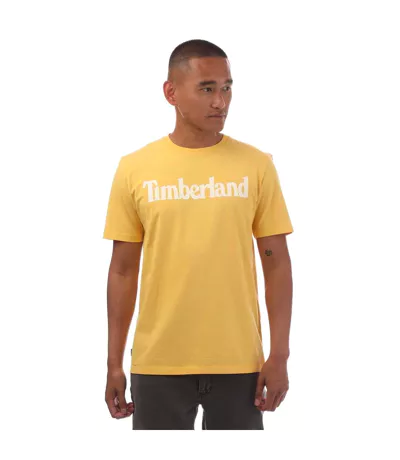 T-shirt Style Texte Du Symbole Northwood Homme Jaune Timberland