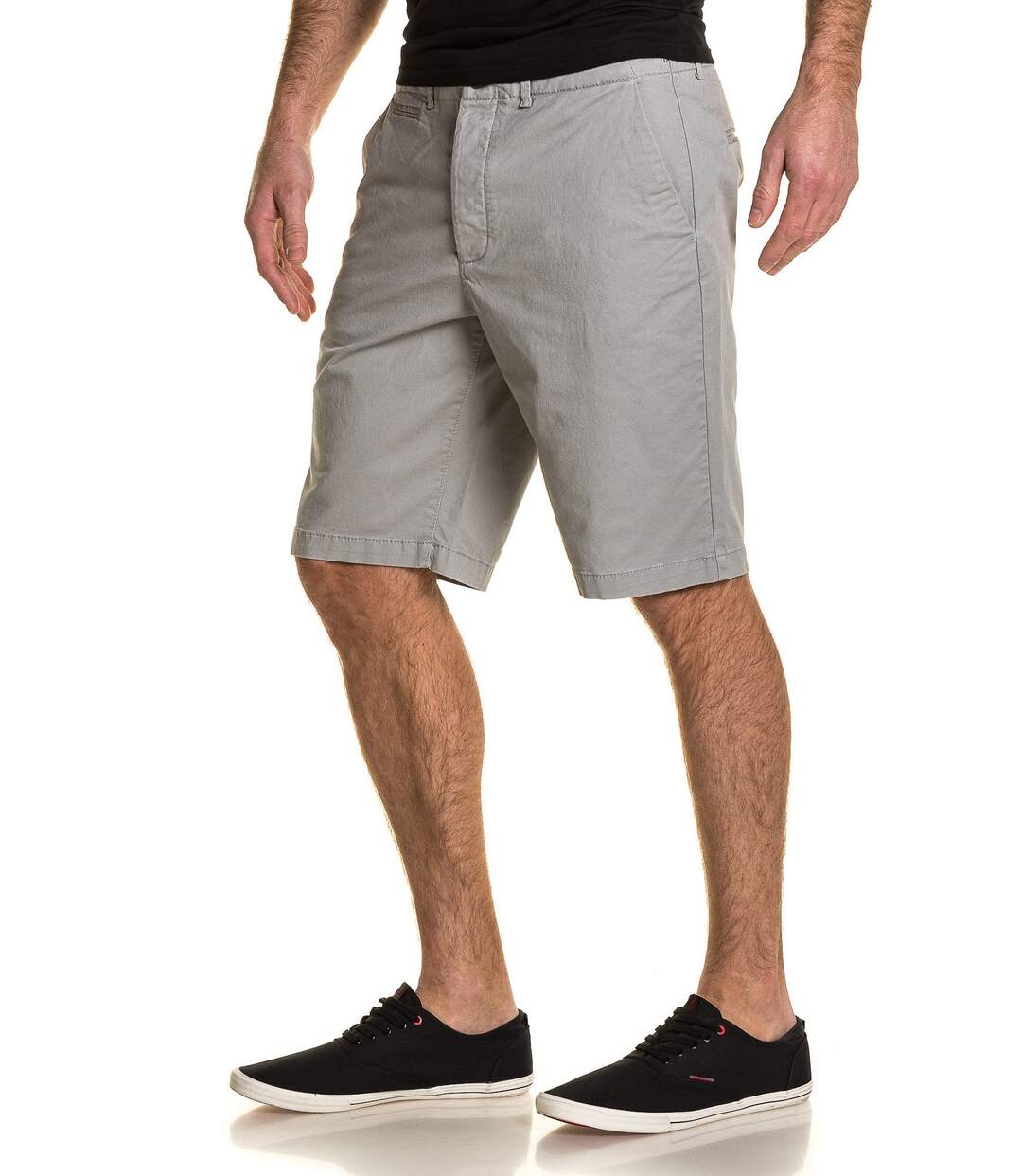 Short homme gris clair chino