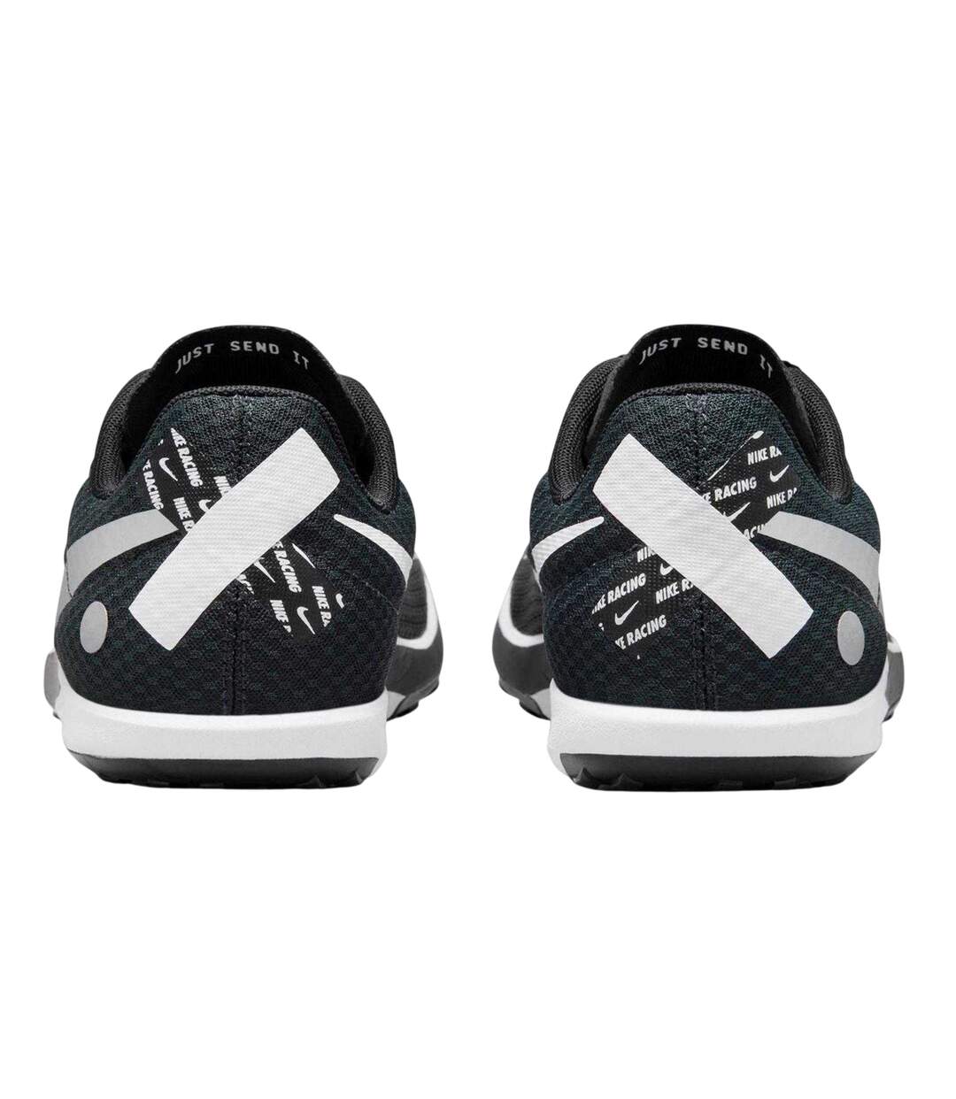 Womens/ladies Zoom Rival Waff Trainers Black Metallic Nike-2