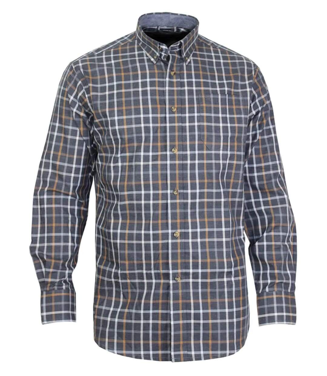 Chemise à carreaux manches longues TRIMARAN1-1