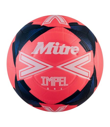 Ballon de foot impel one taille 5 rose / blanc / bleu sarcelle Mitre